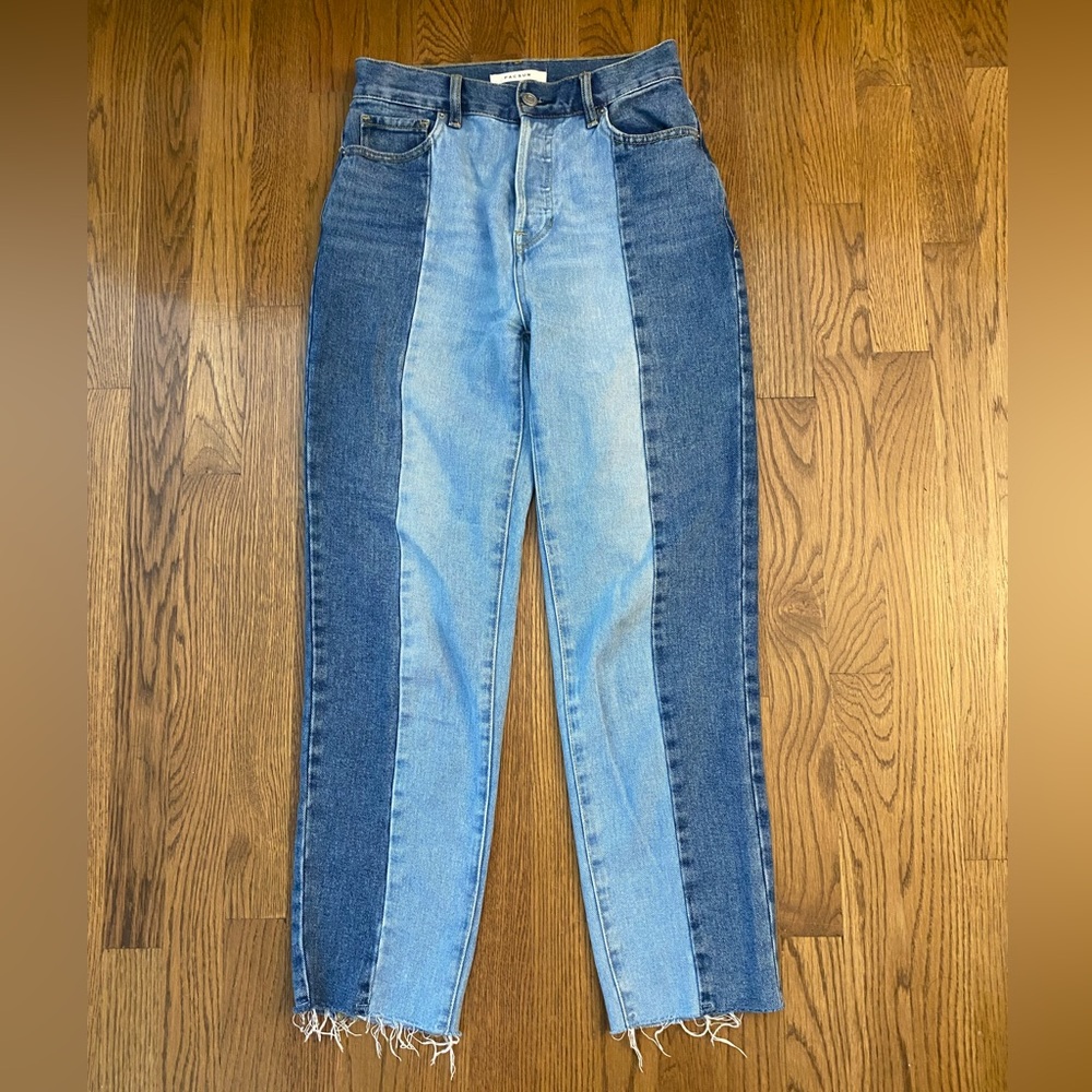 PACSUN two tone straight leg jeans size 25 (XS)